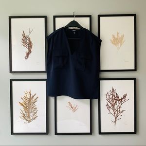 EXPRESS Navy Tank Blouse XS
